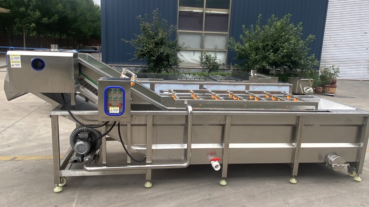 鲜食玉米加工流水线适用范围：清洗环节为什么最考验配置｜浩迈机械